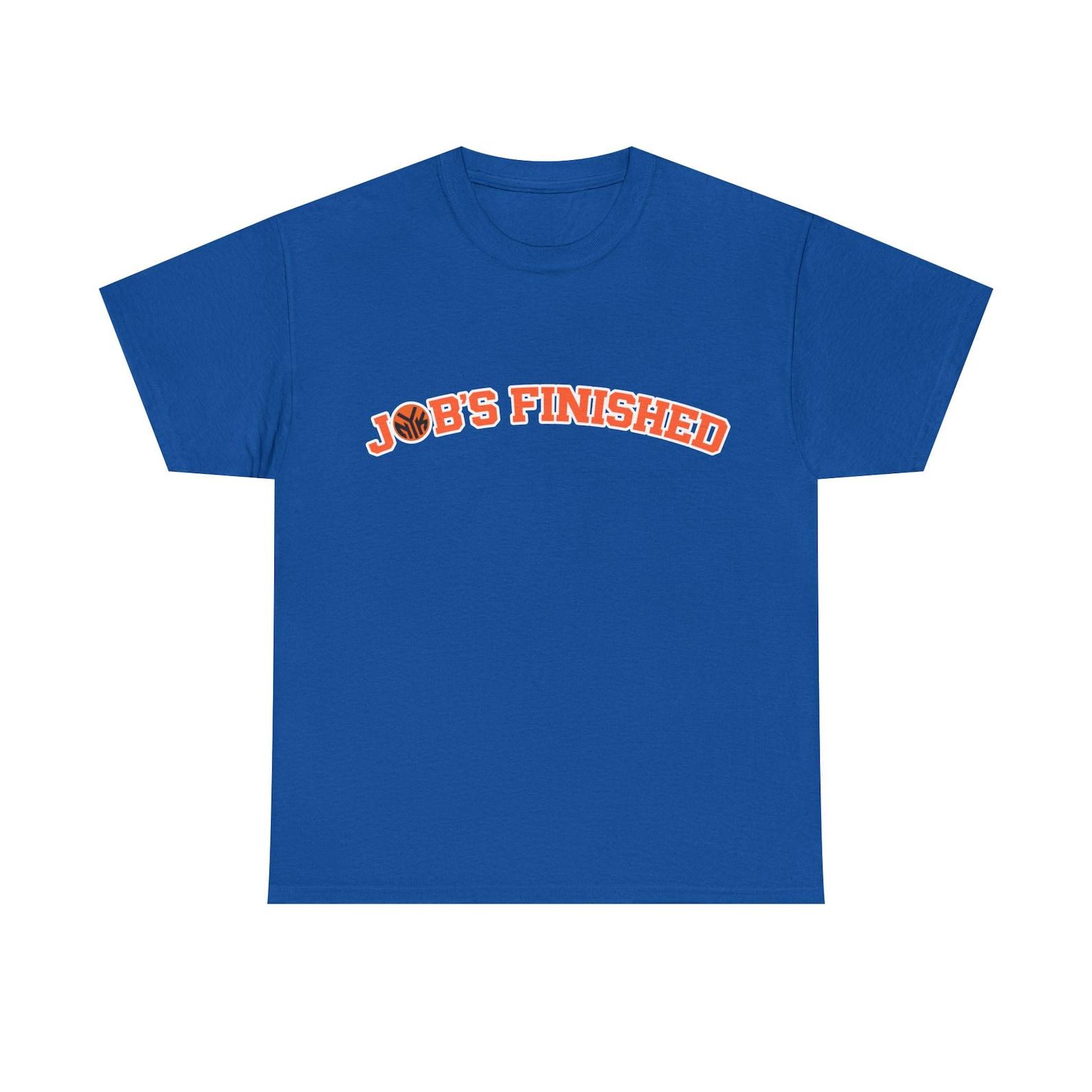 Job s finished team in five shirt S