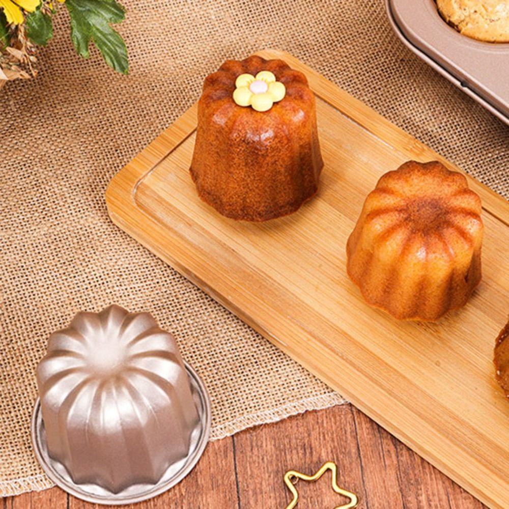Single Cavity Muffin Cup Mold Non-Stick Cupcake Pans Household Canele Baking Molds  Kitchen