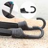 Helmet Rope Highly Elastic Luggage Binding Cord Motorcycles Strength Retractable Helmet Luggage Elastic Rope Strap with 2 Hooks