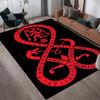 1pc Viking Pattern Print, Design Indoor Area Rug - Soft, Anti-Slip, and Durable Gaming Room Decor for Bedroom, Living Room