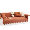 Cream Style Pure Cotton Sofa Cushion for All Seasons, New High-end Non-slip Cushion, Leather Sofa Cover Cover Cloth