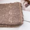 VREOVOR Vintage Hollow Lace Scarf Women's Shawl Silk Transparent White Gauze Embroidered Thin Cotton and Linen Spring and Autumn