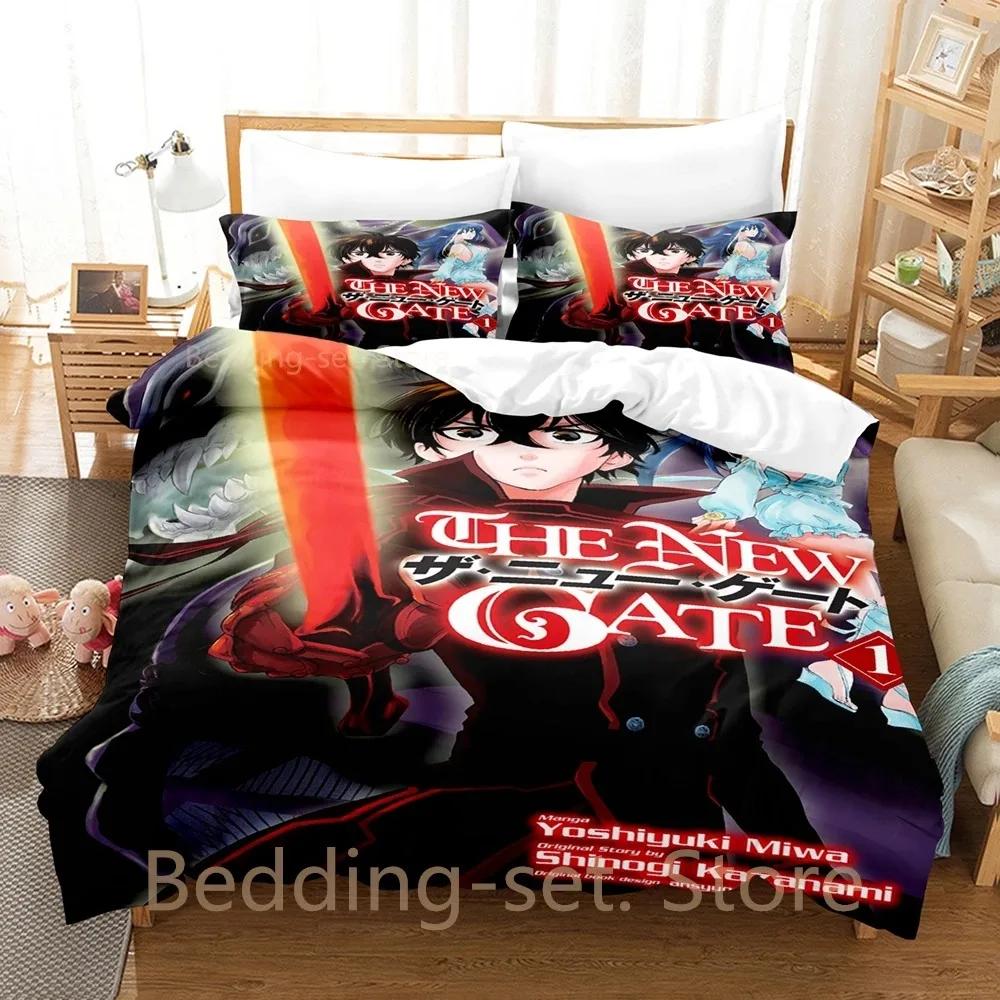 Bedding Set Single Twin Full Queen King Size Bed Set Adult Kid Bedroom Duvetcover Sets 3D Print Anime Bed Sheet Set