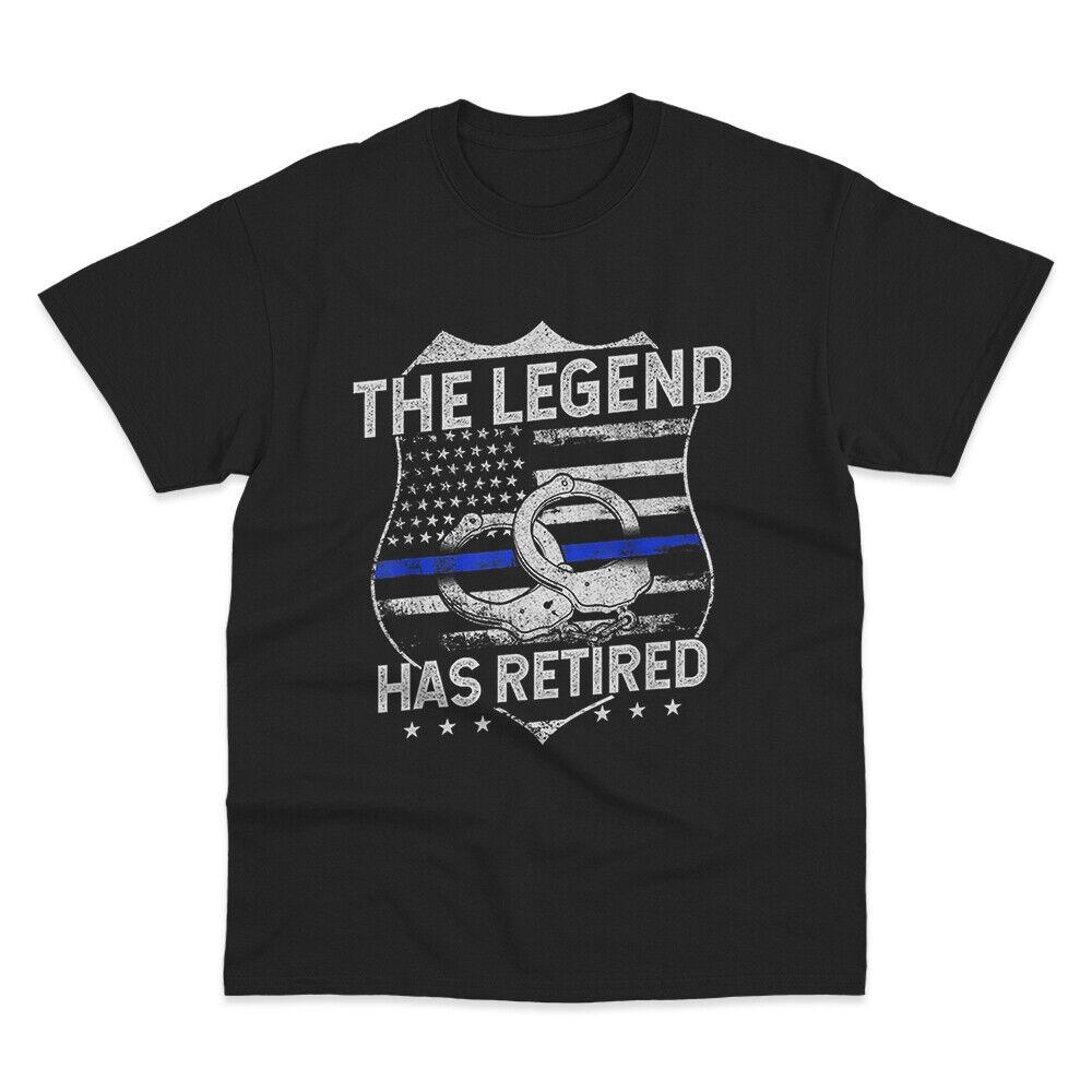 The Legend Has Retired Police Officer Retirement Gift Tee Classic T-Shirt Unisex T-Shirt XXL