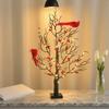 Vintage Glowing Tree with Birds LED Christmas Tree Lamp Adjustable Branches Warm Lighted Branches Halloween Christmas Decorations