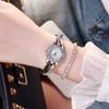 Women's Watch with Diamond Small Dial Fashion Quartz Wristwatch Girls' Minimalist Temperament Wrist Female' Watches