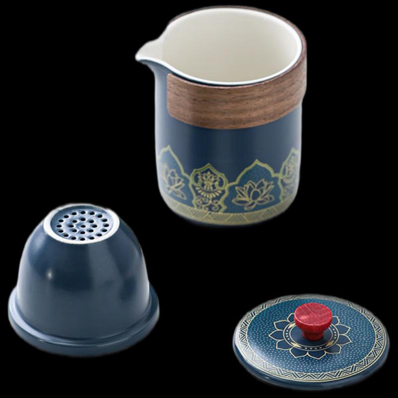 Pabei Portable Ceramic Kung Fu Tea Set