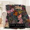 Fashion Logo design Blanket Plush Nap Sofa rug T-Ted B-Baker for Living Room Warm Office Bedroom Birthday Home Travel Kid Gifts