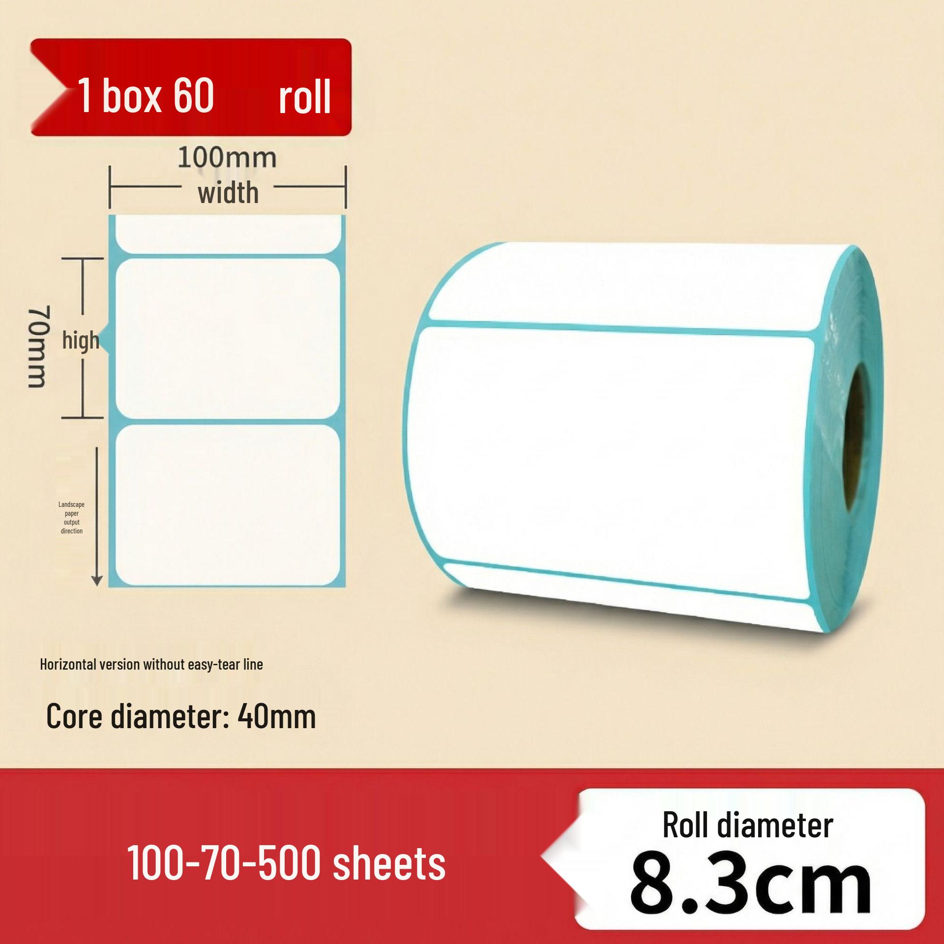 Cross-border Thermal e-Packet Label Paper - Waterproof, Tear-resistant, Coreless