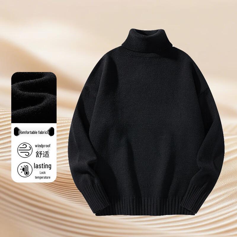 Mao Ren Herren Rollkragen Strickpullover