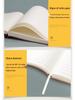 Qinde Li A4 Dickes Postgraduierten Softleder Tagebuch Blankes Cornell Notizbuch