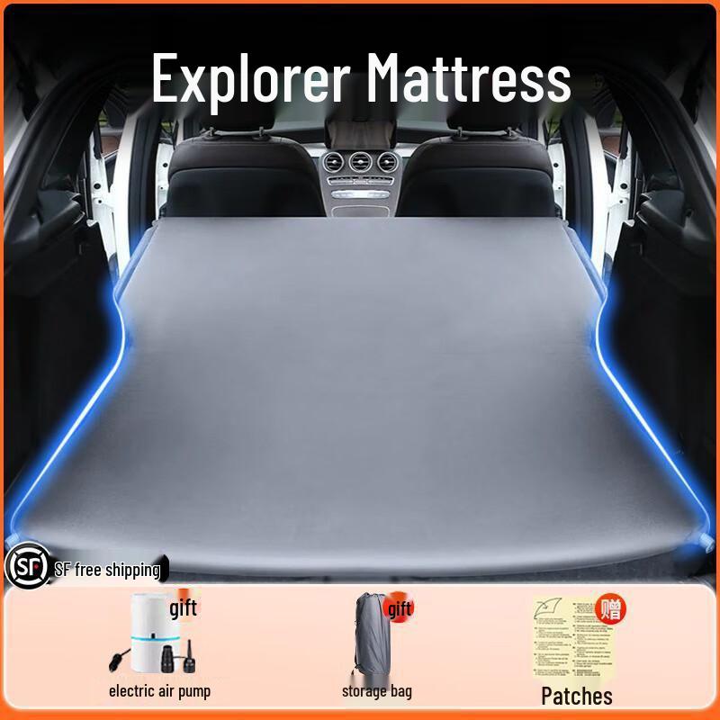 Inflatable Mattress for 2025 Ford Explorer: Travel & Car Bed for 5-7 Seaters