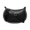 Exquisite Rivet Half-Moon Crossbody Bag European And American Hot-Selling Single Shoulder Crescent Bag