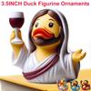 Maria Duck Duck Resin Ornament Realistic Animals Animal Statue Ornament  Fairy Garden Accessories
