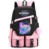 Sac à dos grande capacité imprimé Chasseurs de Démons Anime Kpop pour Adolescent Étudiant Fille Garçon Retour à l'École Sac à Livres Cadeau Enfant Femmes Sac de Voyage Imperméable