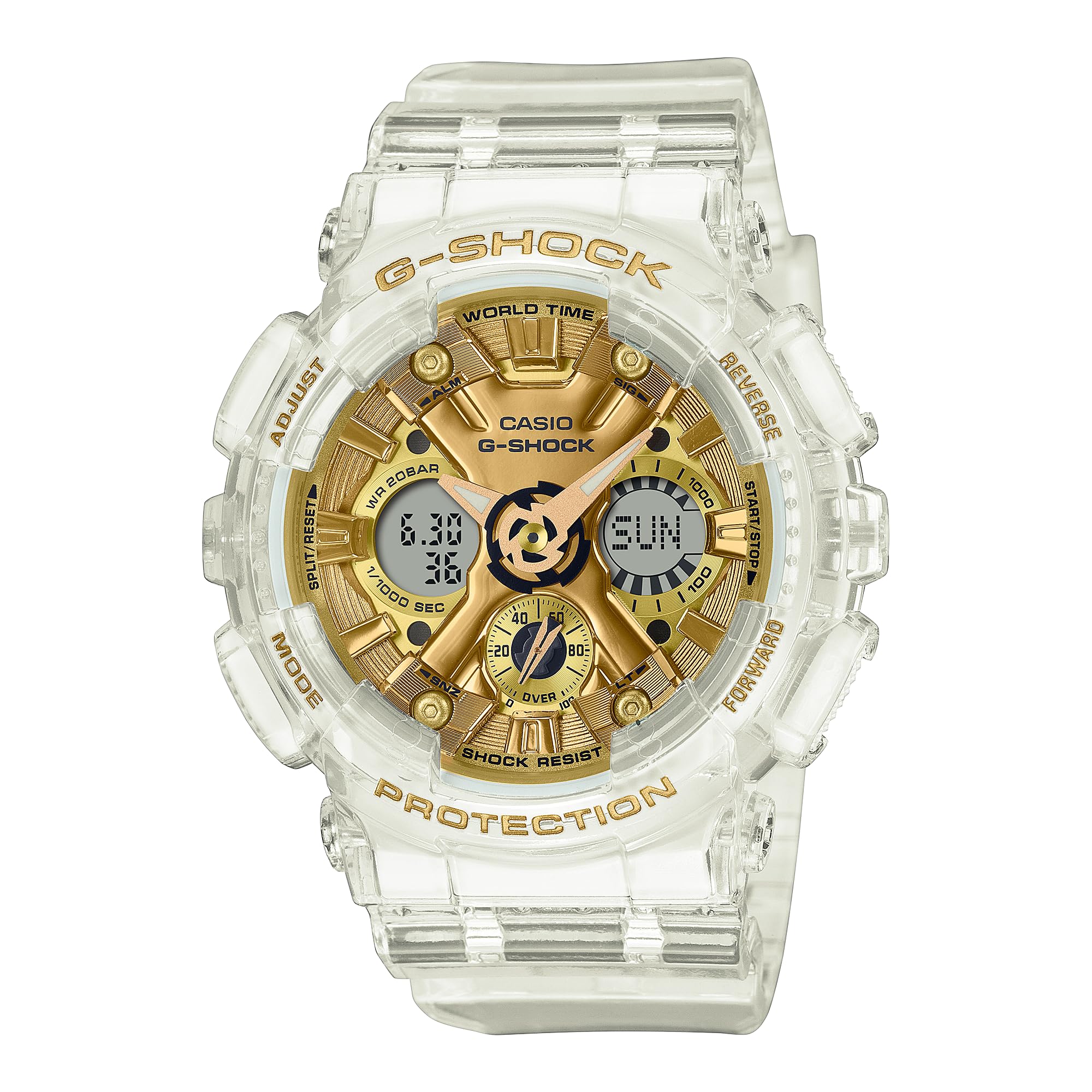 

Часы CASIO для мальчиков, модель Overseas G-SHOCK GMA-S120SG-7A [Товар]