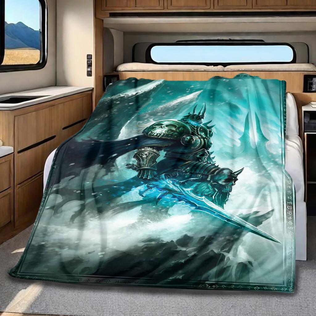 World of Warcraft Blanket Fantasy Creature Perfect All Seasons Soft Comfortable Sofa Office Nap Travel Festive Gift