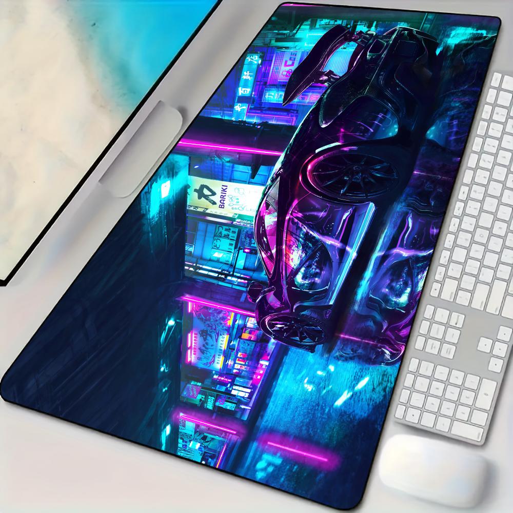 Cyberstyle Cool Sports Car Mouse Pad Desk Mat with Stitched Edges nonSlip Rubber Base Pc Accessories Gaming Mat Maus Pad Rug