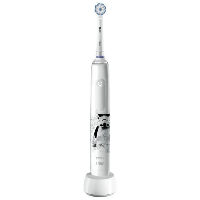 Oral-B Junior Brosse À Dents Électrique Rechargeable Avec 1 Manche Et 1 Brossette, Enfant De 6 Ans Et Plus, Pour Un Brossage En Douc