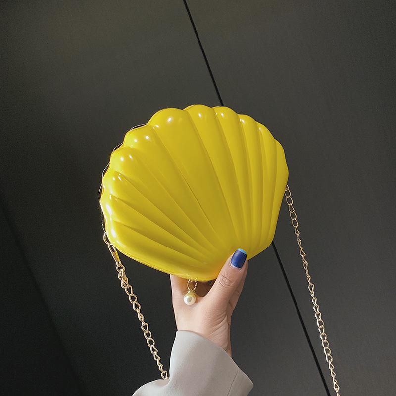Foreign-style shell bag, the new Korean version of the season, fashionable and simple chain bag ins wind messenger creative shoulder bag