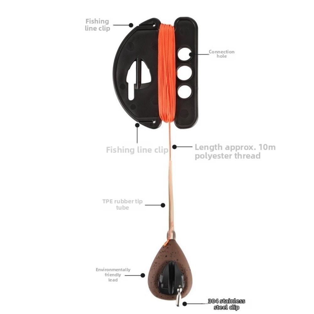 Firm Grip Carp Sinker Streamlined Design Metal Sinker Firm Fishing Sinker Carp Fishing