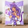 1pc Anime A-AphmauS (3) Blanket, Gift, for Men and Women, Soft Blanket, Good for Sofa Bed Couch Travel, Lightweight Flannel Blanket