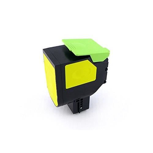 Toner - Green2Print - Jaune - 3500 pages - Compatible Lexmark 71B0H40, 71B2HY0 - Fabriqué en Allemagne