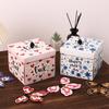 Enclose 4PCS Butterflies Flying Butterfly Gift  Box Paper Present Box  Birthday Festival