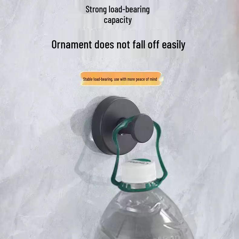 Stainless Steel Traceless Suction Cup Hook for Kitchen & Bathroom