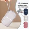Digital Organizer Case Travel Zipper Charger Data Cable USB Bag For Mercedes Benz AMG W204 W205 W203 W211 W201 W210 W108 W124