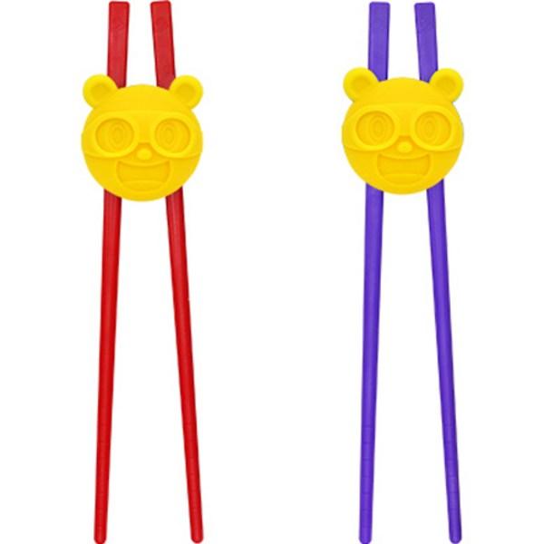 

Yui&Rui Kids Superjack EQ Correction Chopsticks Set of 2, Red, Lilac, 1 Set