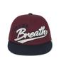 BROWNBREATH Coloration Flat Visor Cap - Burgundy