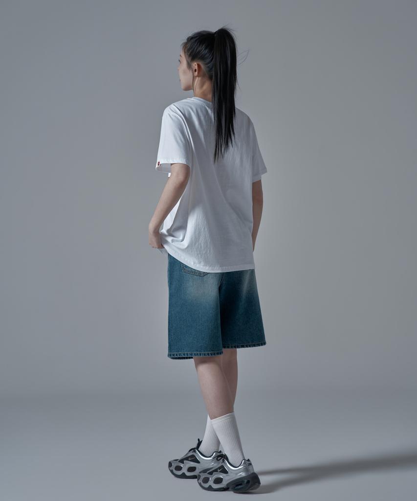 WAARFORWOMAN Wt-73 Love Short Sleeve T-Shirt_White