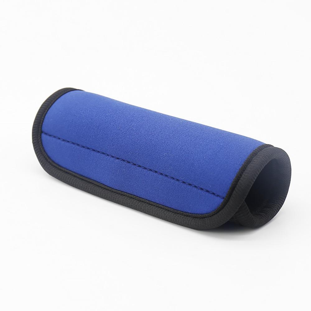 Comfortable Non-Slip Barbell Pad Sponge Cushion Soft Pads Horizontal Bar Handle Cover PU Material Pure Color синий