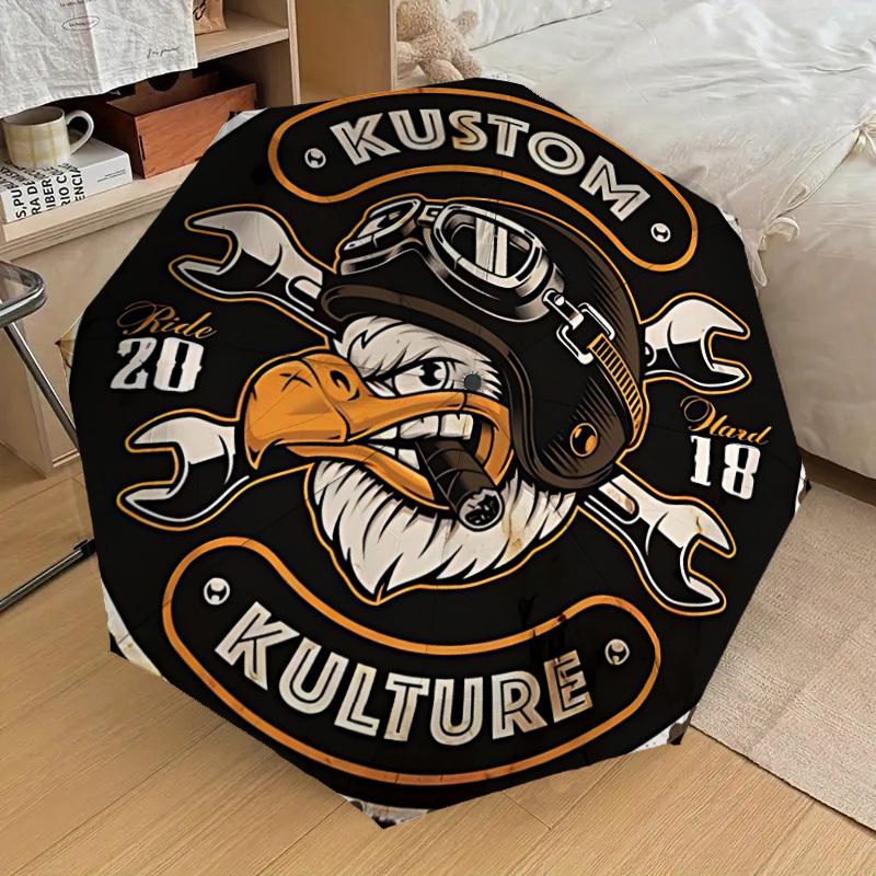 

1pc Ride Hard Automatic Open/Close Umbrella, Lightweight Design for Everyone,Durable Canopy yy251014029