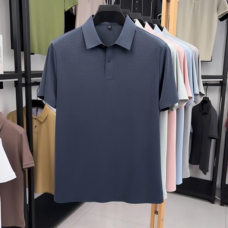 Yiliteng Men s Short Sleeve Polo Shirt 195/4XL
