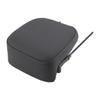Car Seat Headrest Neck Support Memory Foam Adjustable Height PU Leather Black Replacement