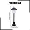 Miniature Street Light, Railway Train Post Lamp, Vintage Outdoor Pathway Lantern for