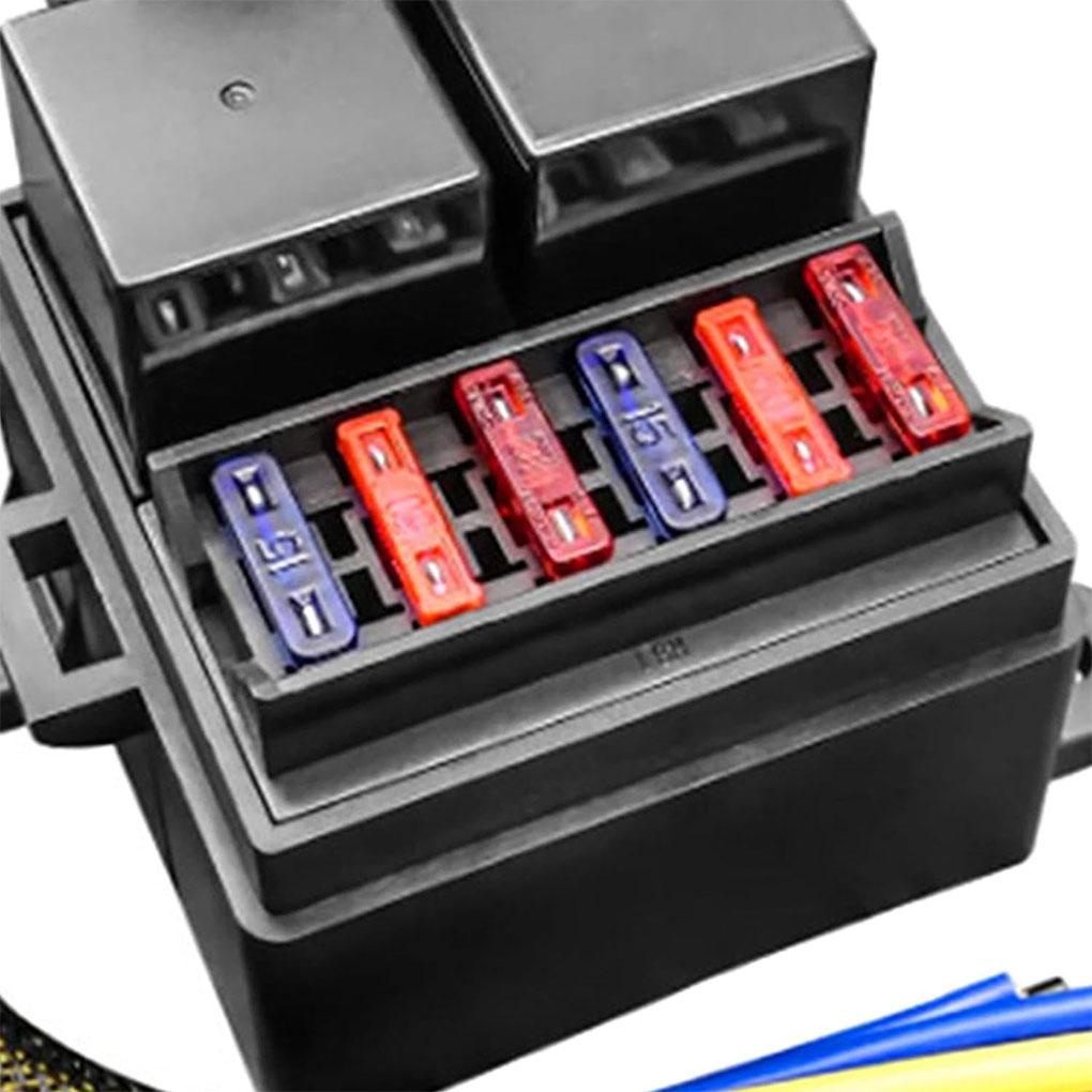Pre-Wired Fuse Relay Box Fuse Relay Box Kits 12V Fuse And Relay Box Block Fuse And Relay Box