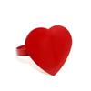 6Pieces Elegant Heart Napkin Rings Accessories for Celebration Like Valentines Day Weddings and Anniversaries