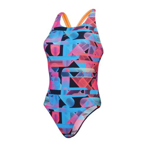 Speedo Damen Grafikdruck Racerback Badeanzug