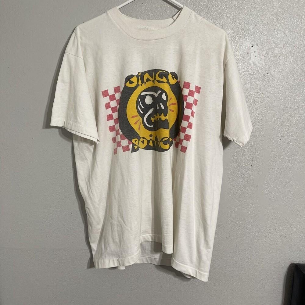 Oingo Boingo Band Members White All Size Shirt Gift Funny  CO017 Unisex T-Shirt L