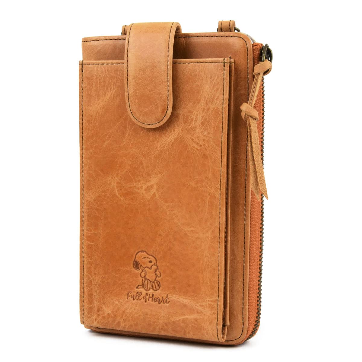 

Multi Case Full Heart Smartphone Shoulder Mini Bag 73343 [Peanuts] Men s Women s (Camel) верблюд