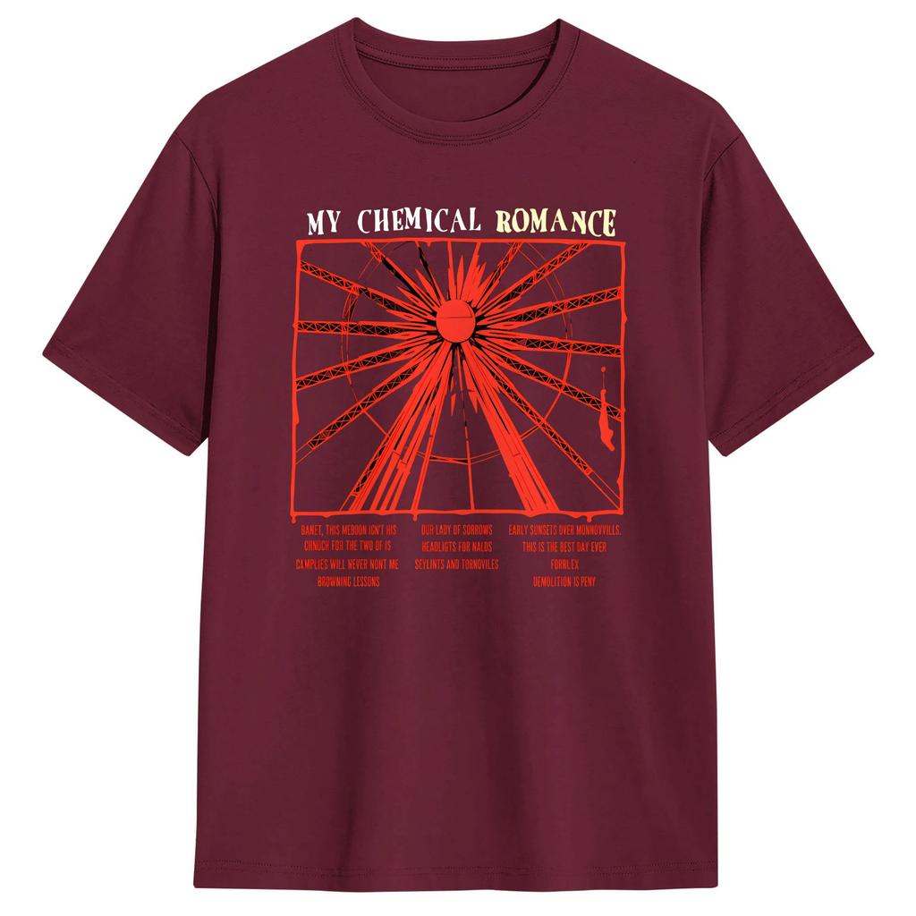 Mens My Chemical Romance MCR Bullets 20 Years T Shirt 100 Cotton Clothes Funny Short Sleeve O Neck Tees Plus Size TShirt