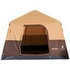 VEVOR Camping Tent, 6 Person Inflatable Cabin Tent with Rechargeable Pump, TPU Air Tube & 4 Large Mesh Windows