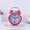 1 inch bell alarm clock, student bedside luminous clock, children's bedroom, silent small alarm clock