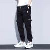 Men's Summer Lightweight Harem Cargo Pants - Loose, Trendy, Versatile Cuffed Casual Sportswear.