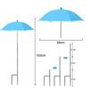 Plant Shade Umbrella with Metal Stake Weatherproof Sun Shade Cloth Outdoor Plant Flowers Potted Sun Protection Garden Supplies