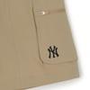 New MLB Gofcore New York Yankees Cargo Shorts Women's Sand Yellow 3FSMB0353-50SAS