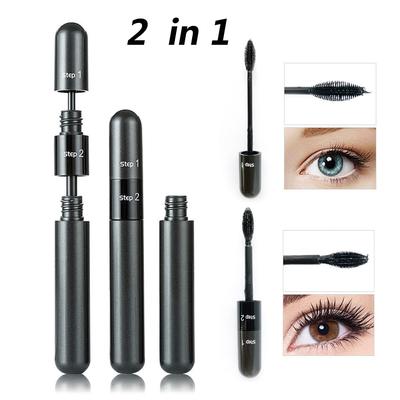 1 pezzo 2 in 1 mascara 3D ciglia mascara trucco ciglia arricciacapelli estensione strumento di bellezza